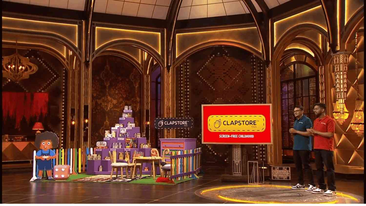 Clapstore Toys founder's on Shark tank India season 4