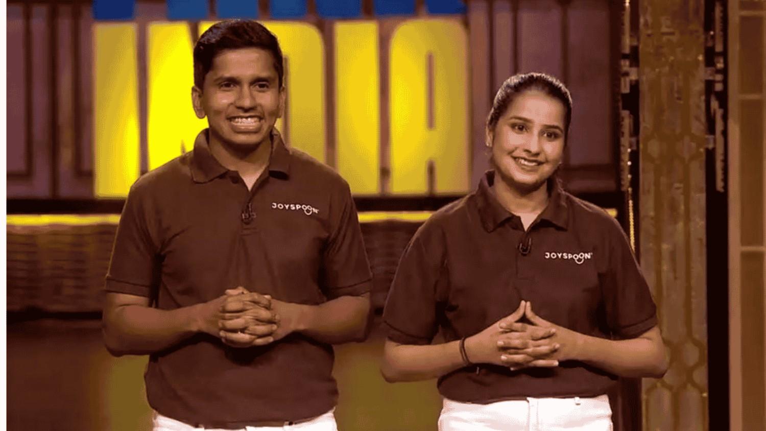 Joyspoon founder's on shark tank India