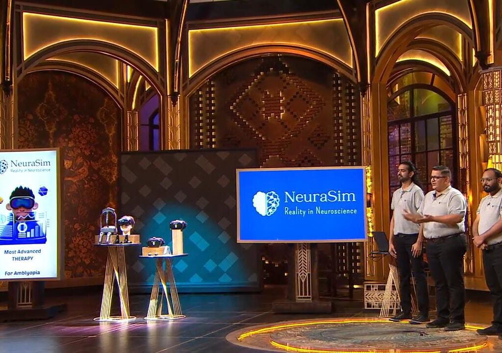 Neuarsim founders appearing on shark tank India